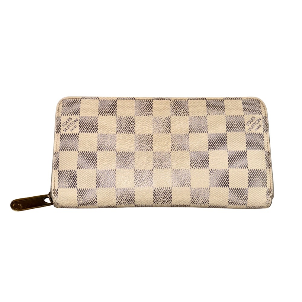 Louis Vuitton Damier Azur Zippy Long Wallet